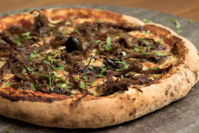 PIZZA DE CARNE DE PANELA