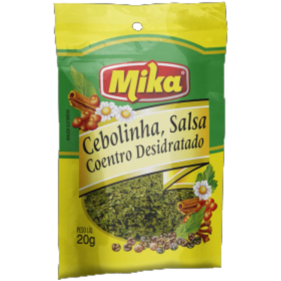 CEBOLINHA, SALSA E COENTRO MIKA 20G