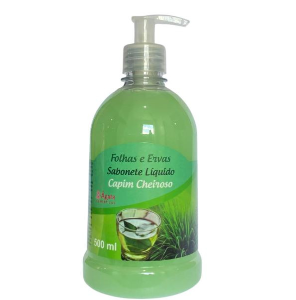 SABONETE LIQUIDO CAPIM CHEIROSO 500ML AGATA