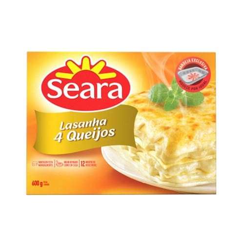 Lasanha de Quatro Queijos Seara 600g