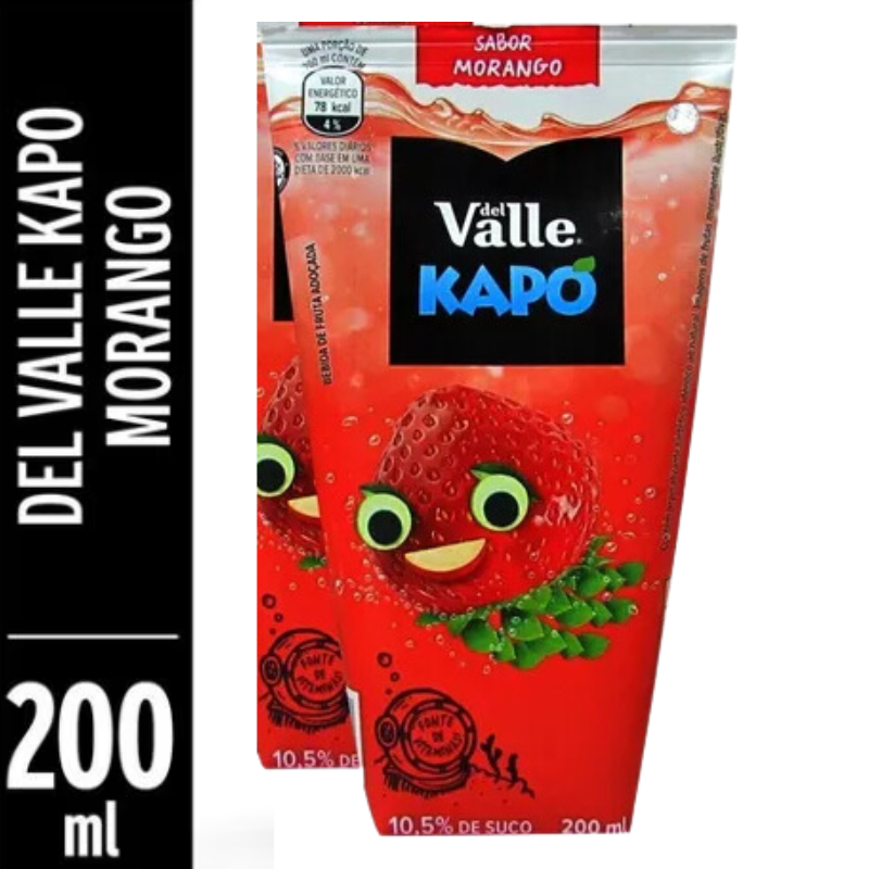 Suco Kapo Morango 200ml