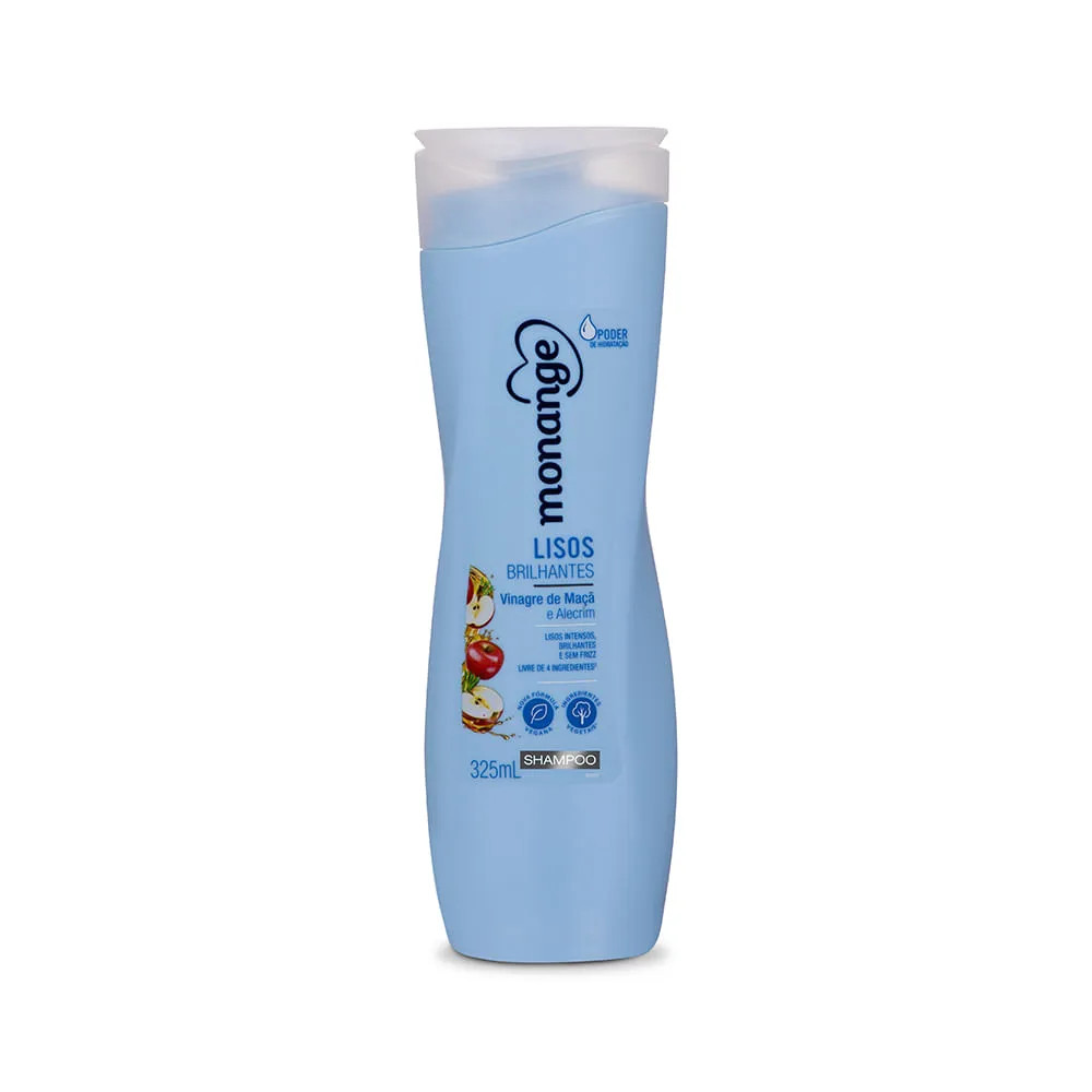 SHAMPOO MONANGE LISOS BRILHANTES 325ML