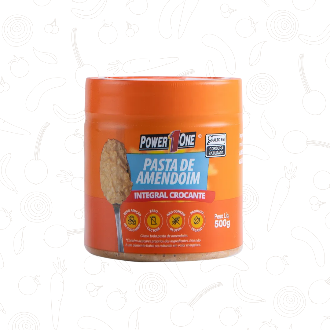 Pasta de Amendoim Integral Power One 500g