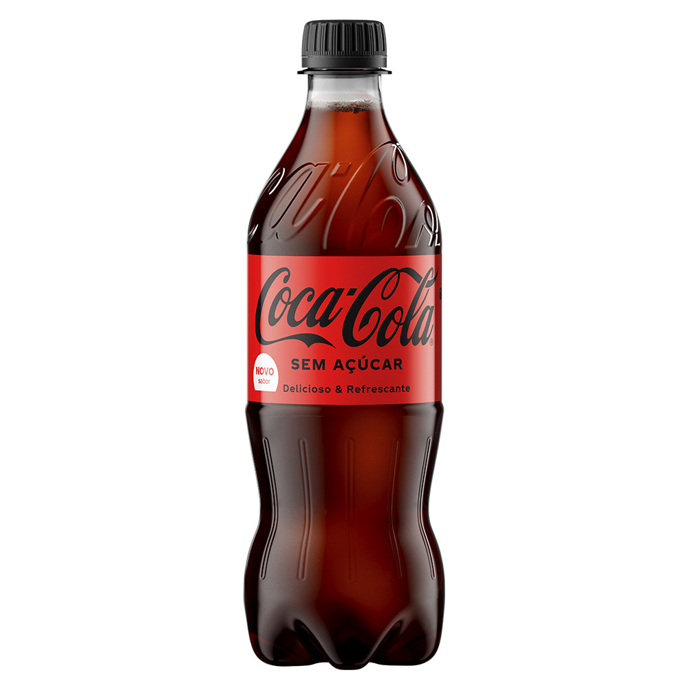 REFRIGERANTE COCA-COLA ZERO PET600ML