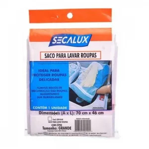 SACO P/LAVAR ROUPAS SECALUX 45X30CM