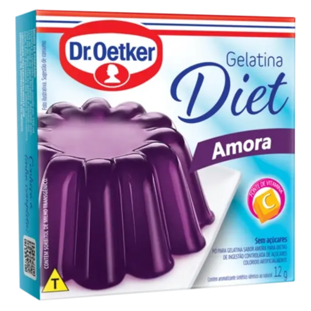 GELATINA DIET DR.OETKER AMORA CX12G