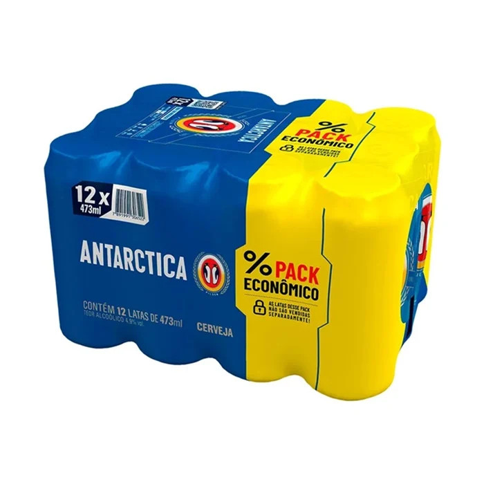 Cerveja Antarctica Lt 473ml Multipack C/12un