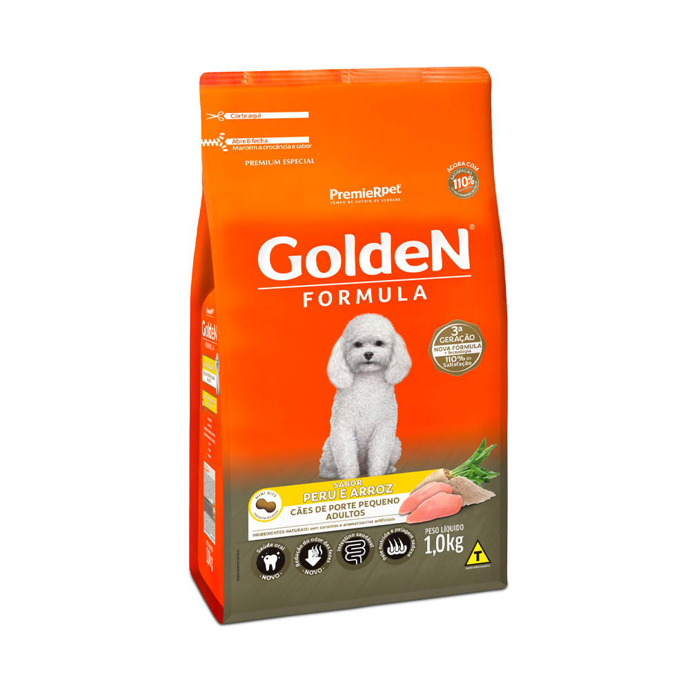 Golden Formula Peru & Arroz Porte Peq 1kg 