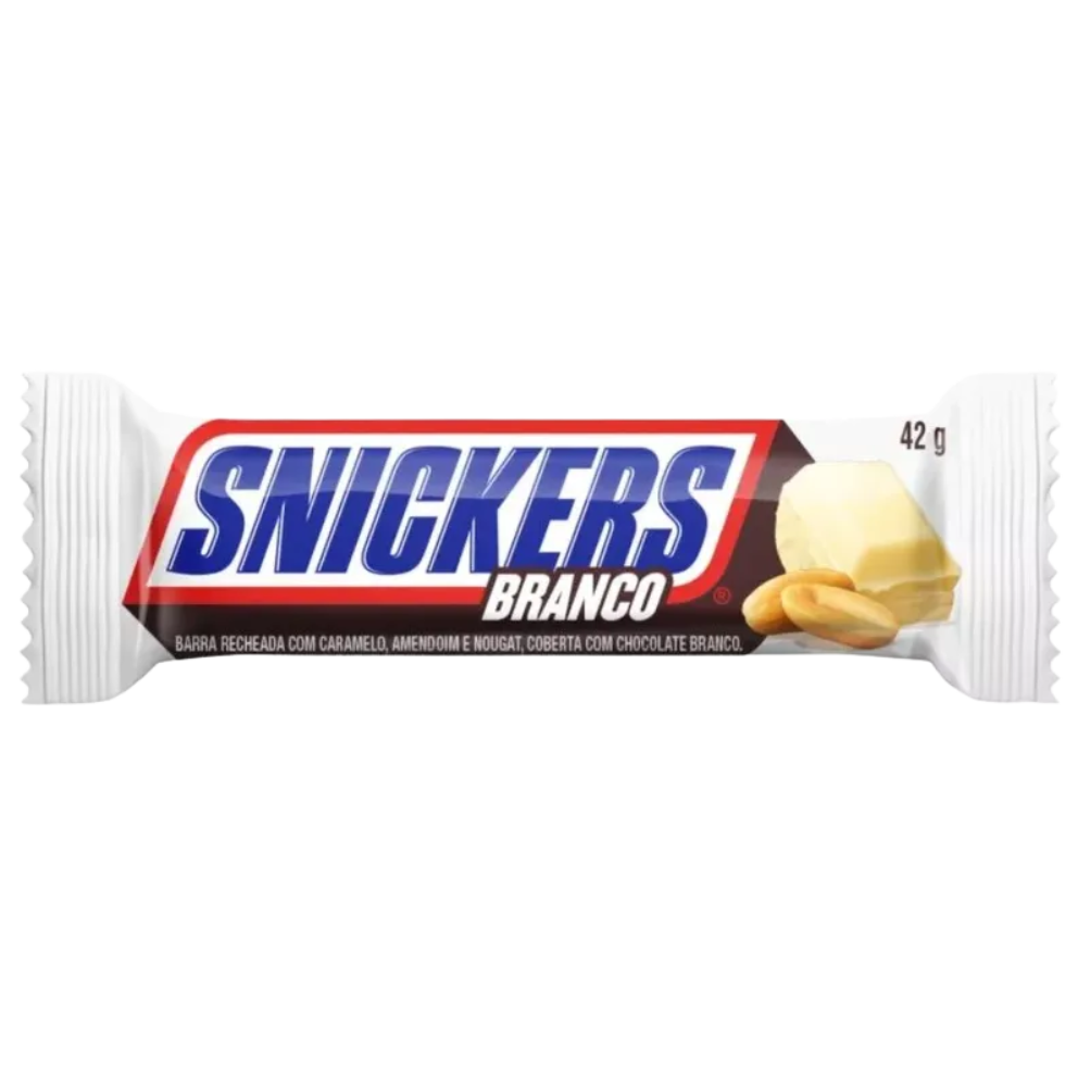 CHOCOLATE SNICKERS CHOCOLATE BRANCO 42G