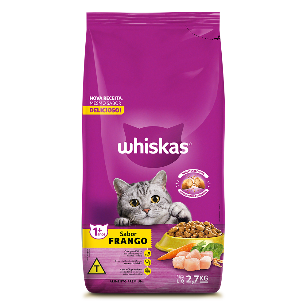 Whiskas Adultos 2.7 kg Frango