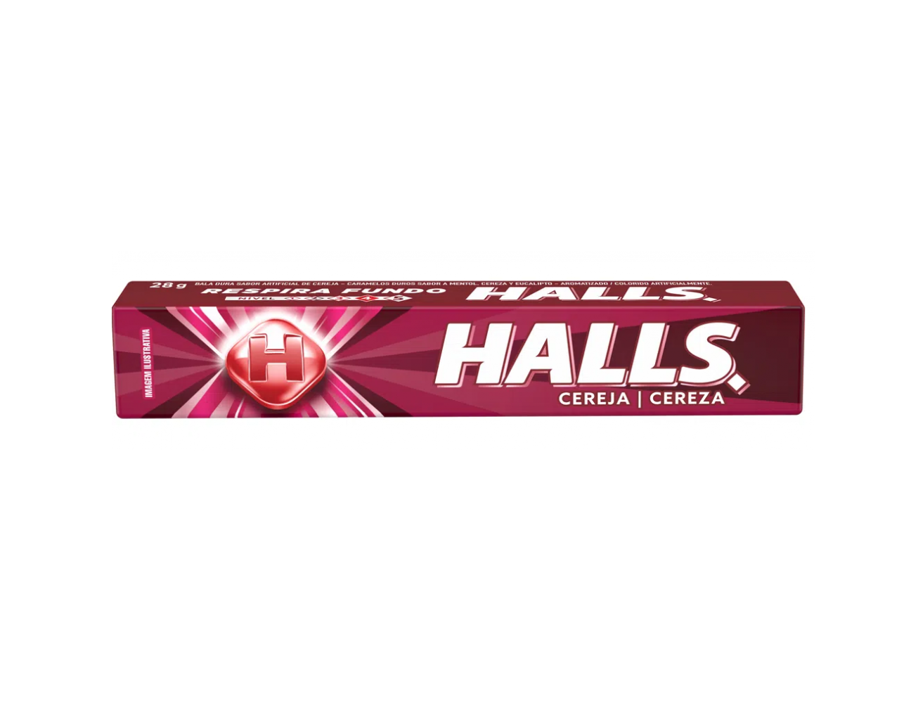 Bala Halls Cereja 28g