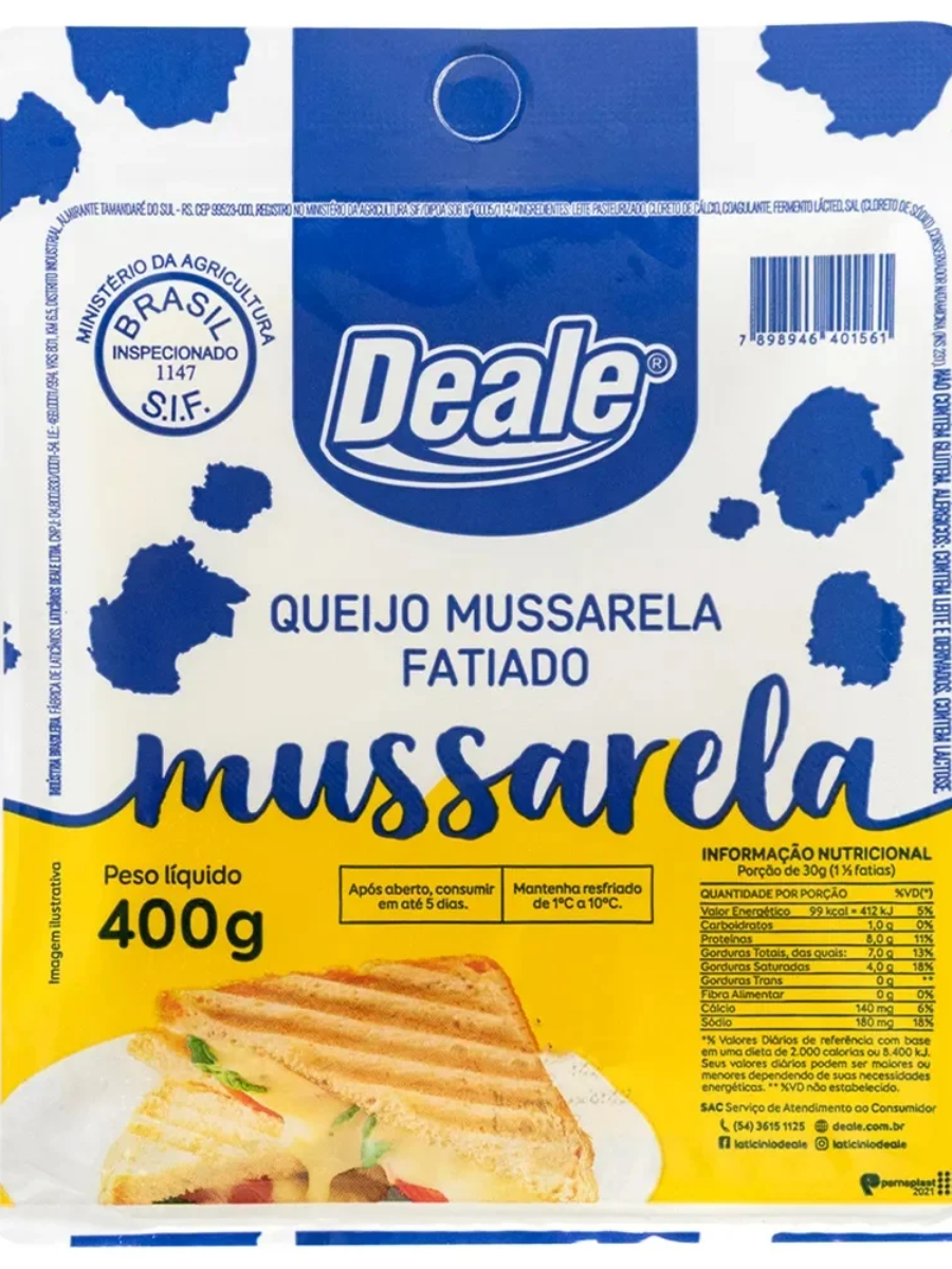 QUEIJO MUSS.DEALE FATIADO 400G
