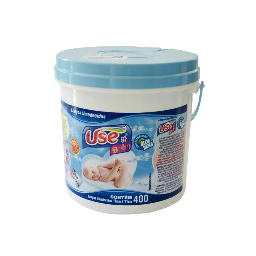 UseIt Baby Lenço Umedecido - 400 lenços
