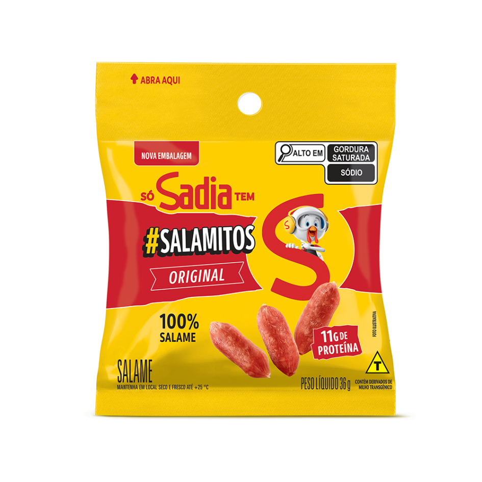 SALAME SALAMITOS SADIA ORIGINAL 36G