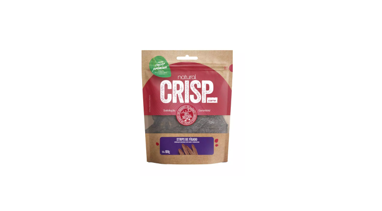 Snack Natural Crisp Fígado para Cães. 20g