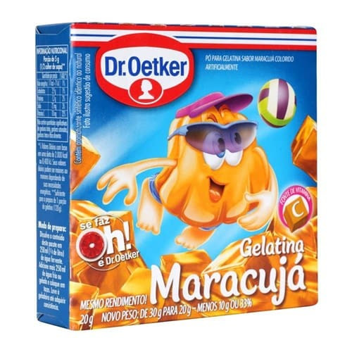 Gelatina em Po Oetker 20g Maracuja