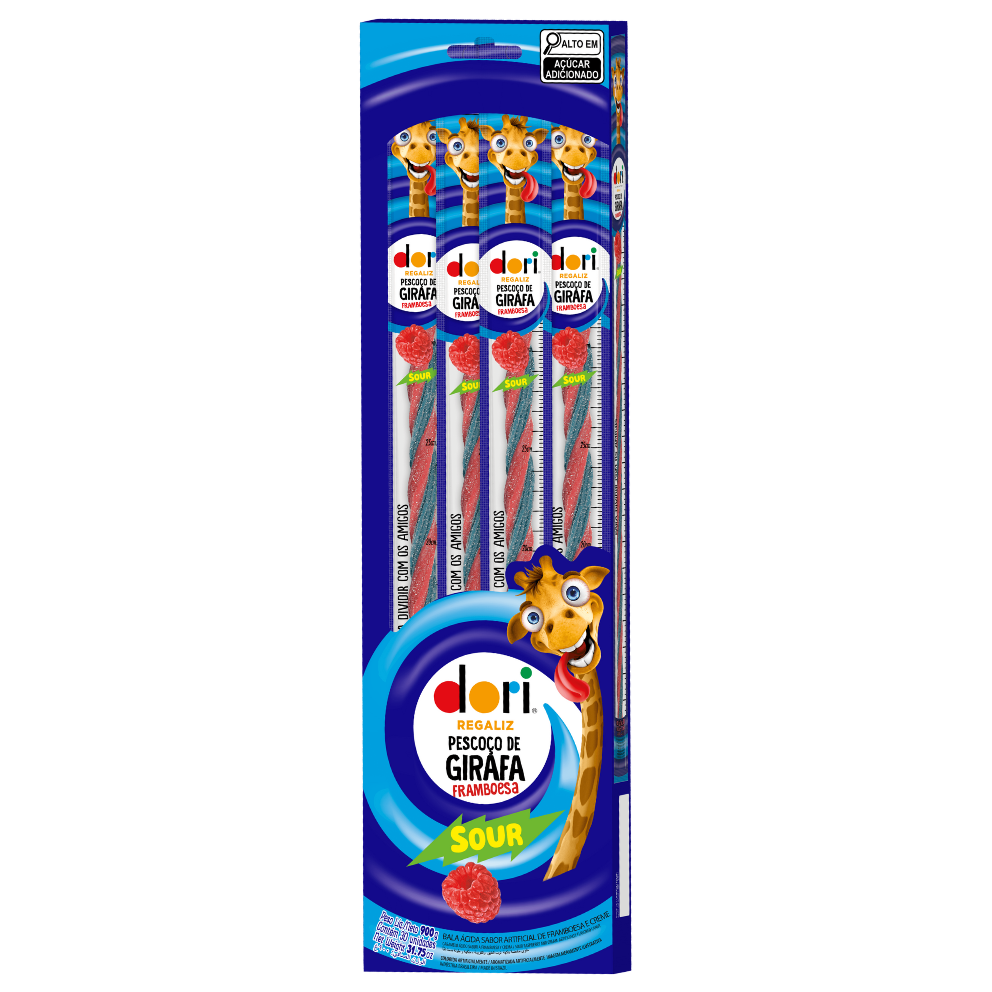 REGALIZ DORI PESCOÇO DE GIRAFA FRAMBOESA 30G