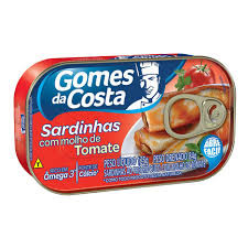 Sardinha Gomes da costa c/ molho 125g