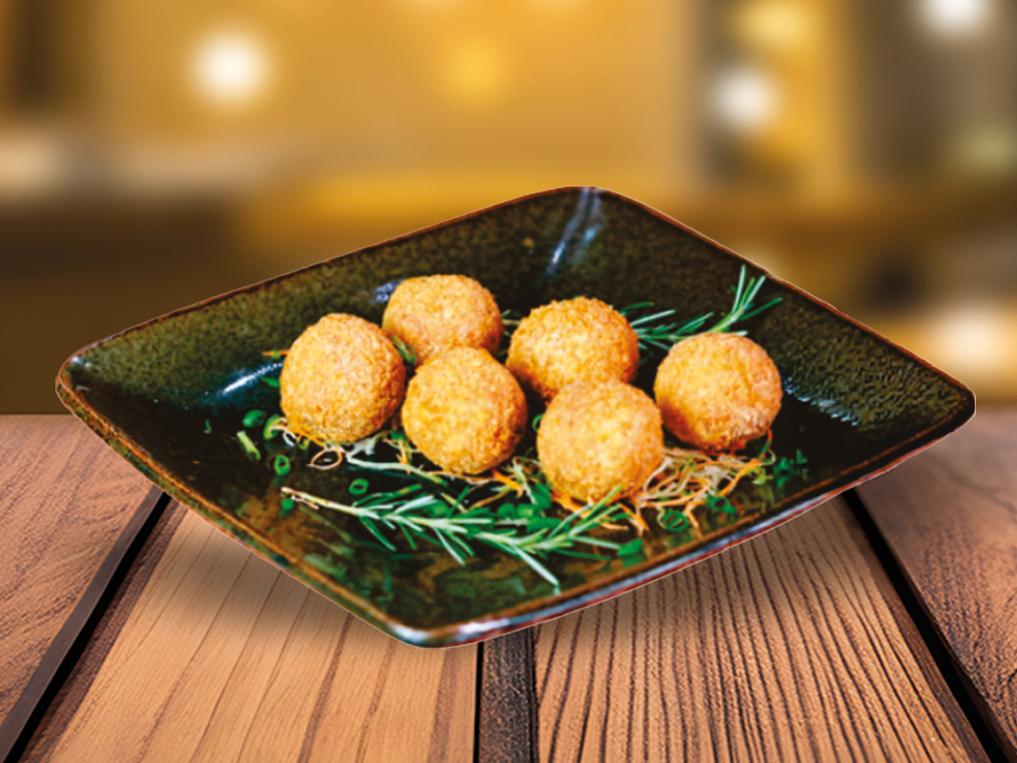 Bolinho de salmão