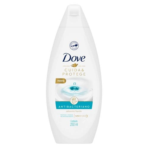 Sabonete Líquido Antibacteriano Cuida e Protege Dove 250ml