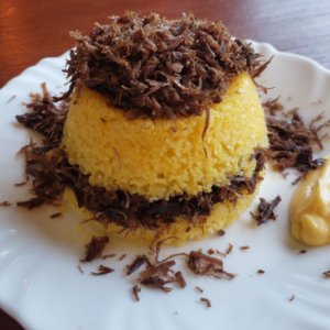 CUSCUZ COM CARNE DO SOL