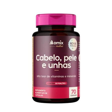 Cabelo Pele E Unha Omix 70 Caps