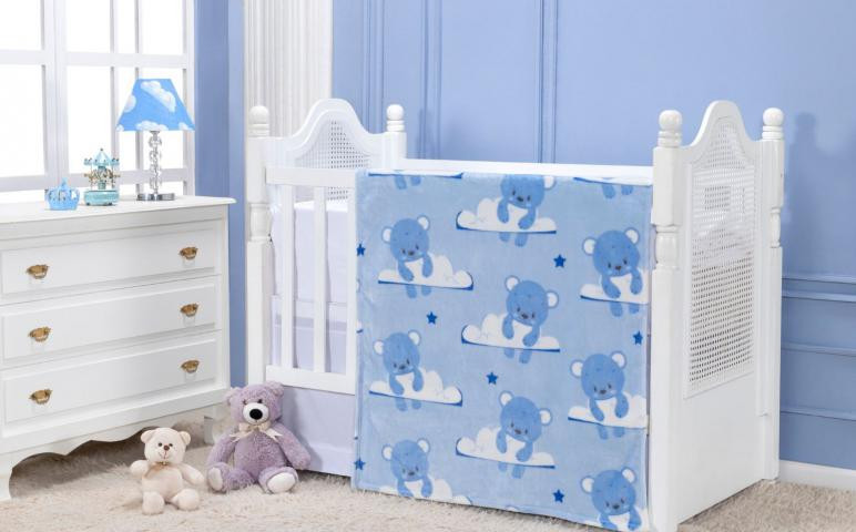 Cobertor Etruria Baby Flannel - Urso