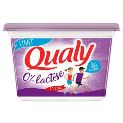 Margarina com Sal Light Zero Lactose Qualy 500g