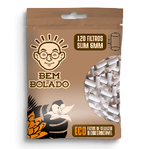 FILTRO BEM BOLADO BROWN SLIM LONGO COM 100 FILTROS