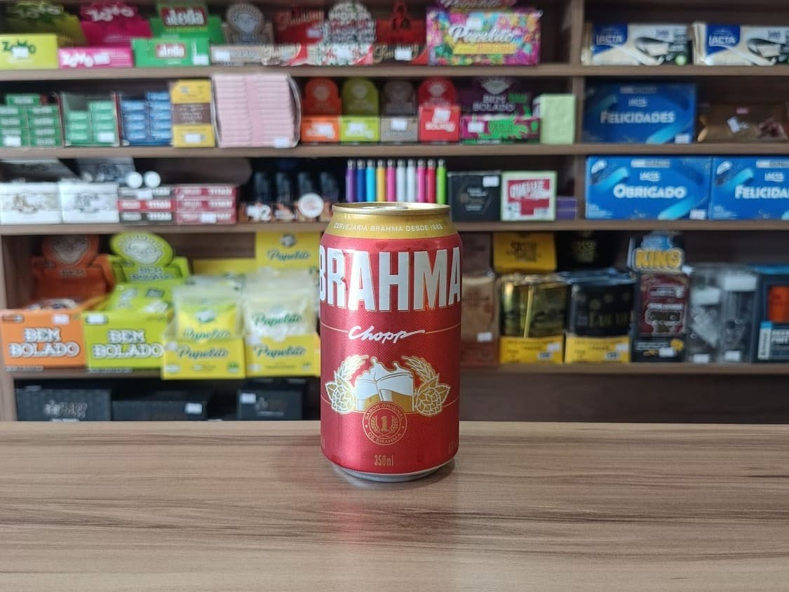 CERVEJA BRAHMA LT 350ML