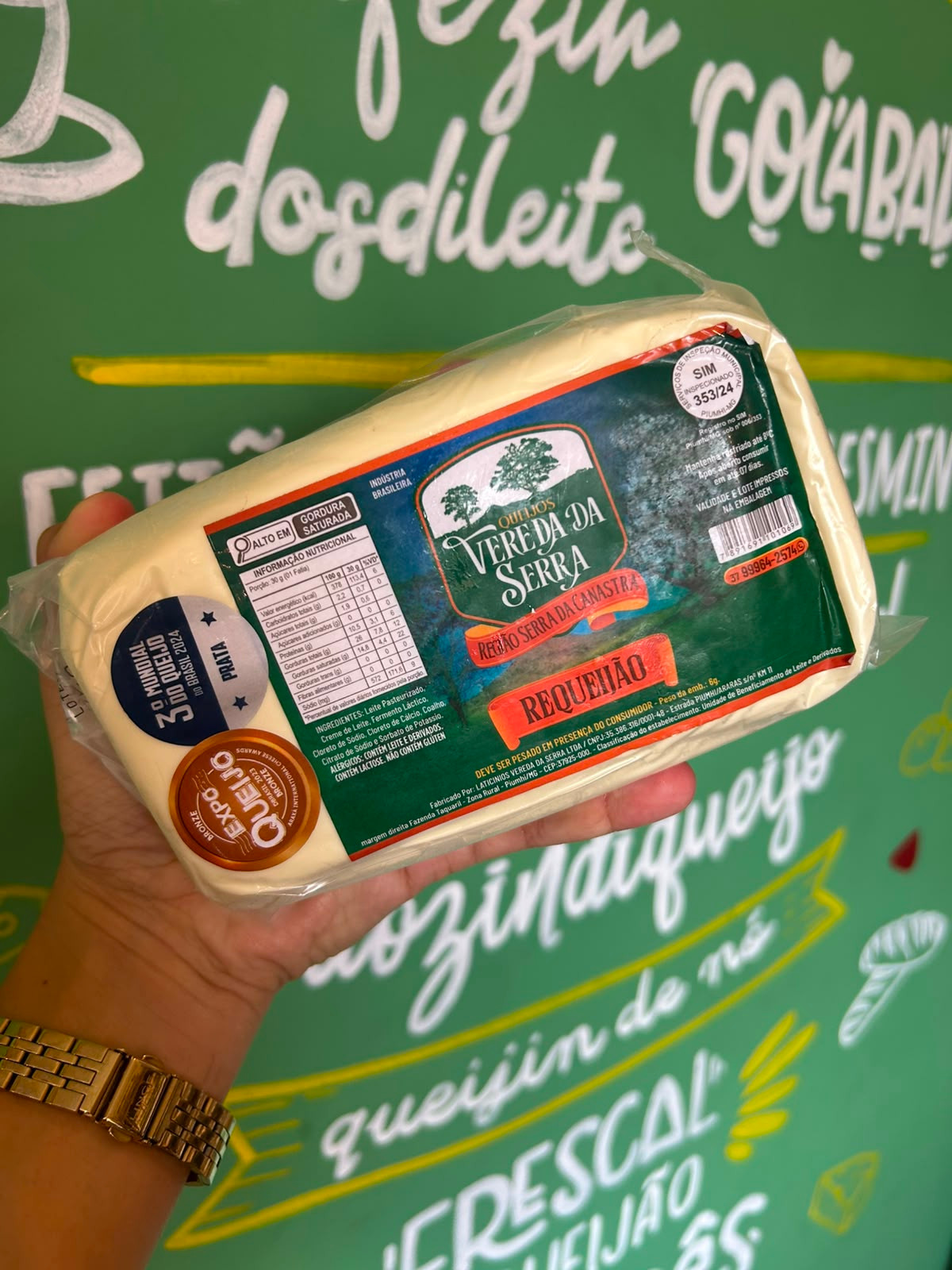 Requeijao de Corte Tradicional Vereda da Serra - 500g