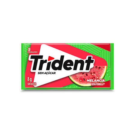 Goma Mascar Trident Melancia 8g