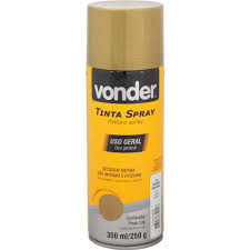 Tinta Spray Dourado 350ml/250g - Vonder