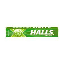 HALLS UVA VERDE 28G