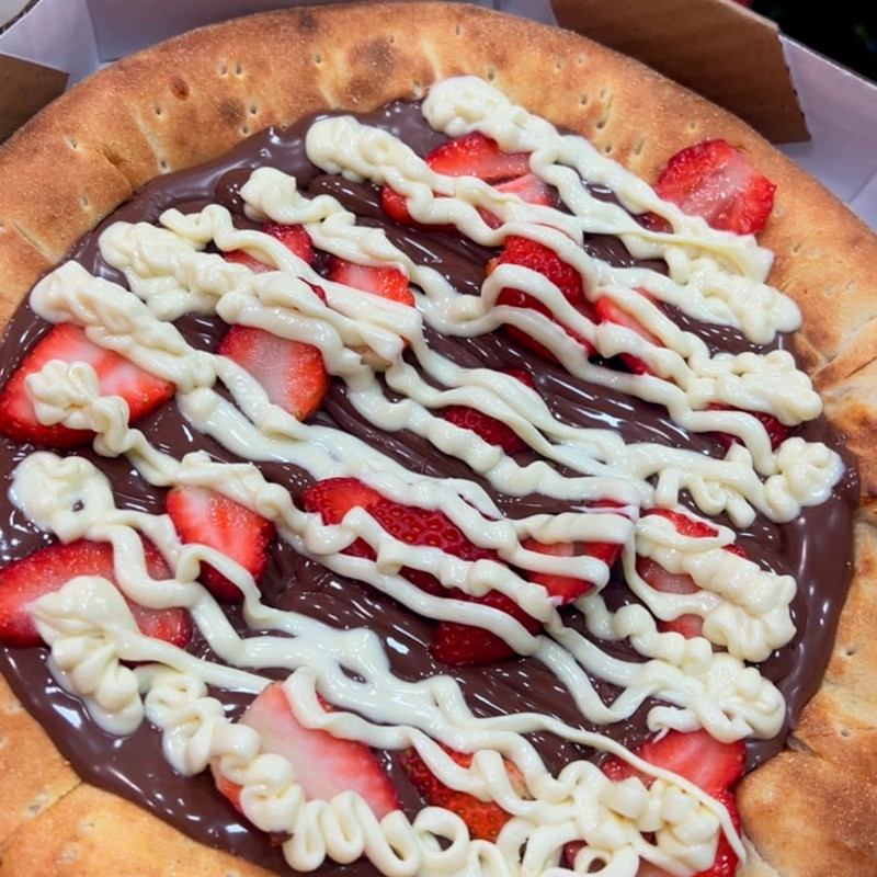 BROTO DE NUTELLA C/ NINHO E MORANGO