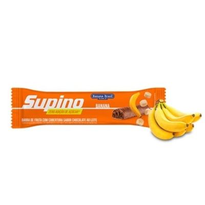 Barra Supino Banana com Chocolate Ao Leite - Zero