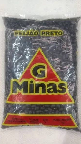FEIJAO PRETO G MINAS PCT 1KG