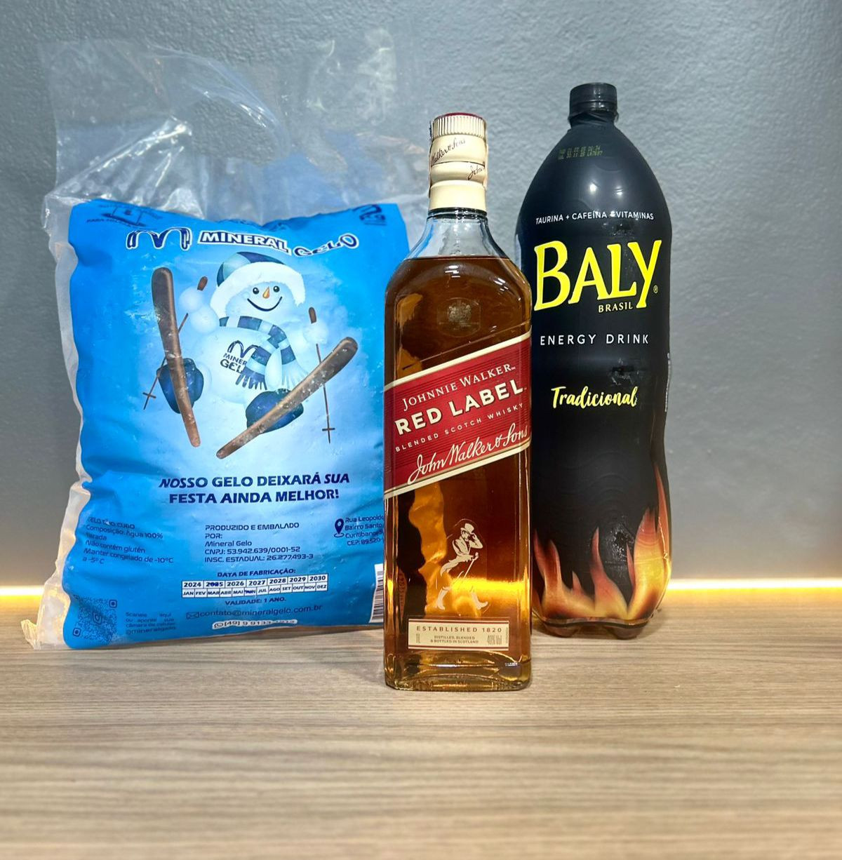 Red Label 1L+ Baly 2L+ Gelo 3kg