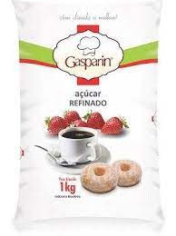Acucar refinado Gasparin 1Kg