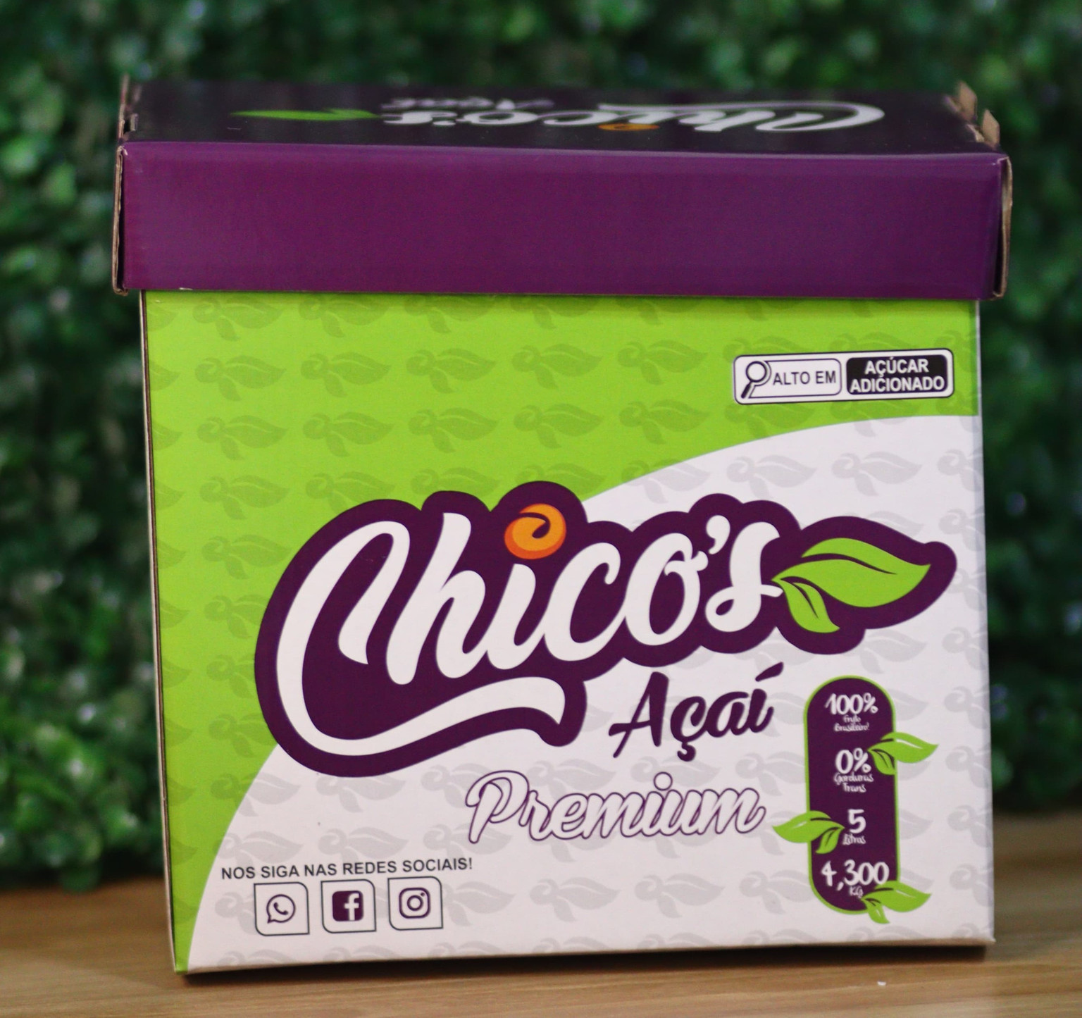 CAIXA 5L DE AÇAÍ PREMIUM 