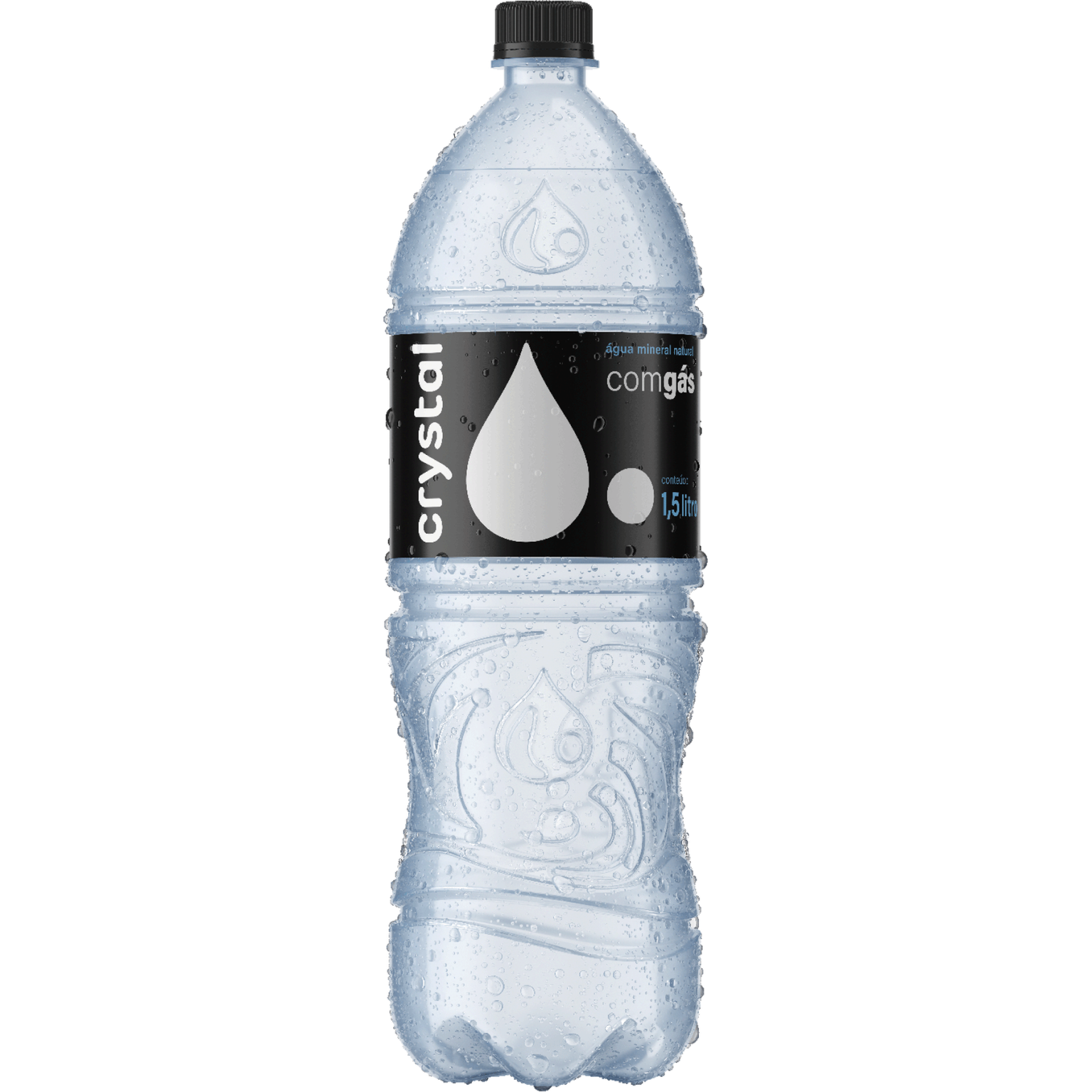 Água Crystal Com Gás 1,5L