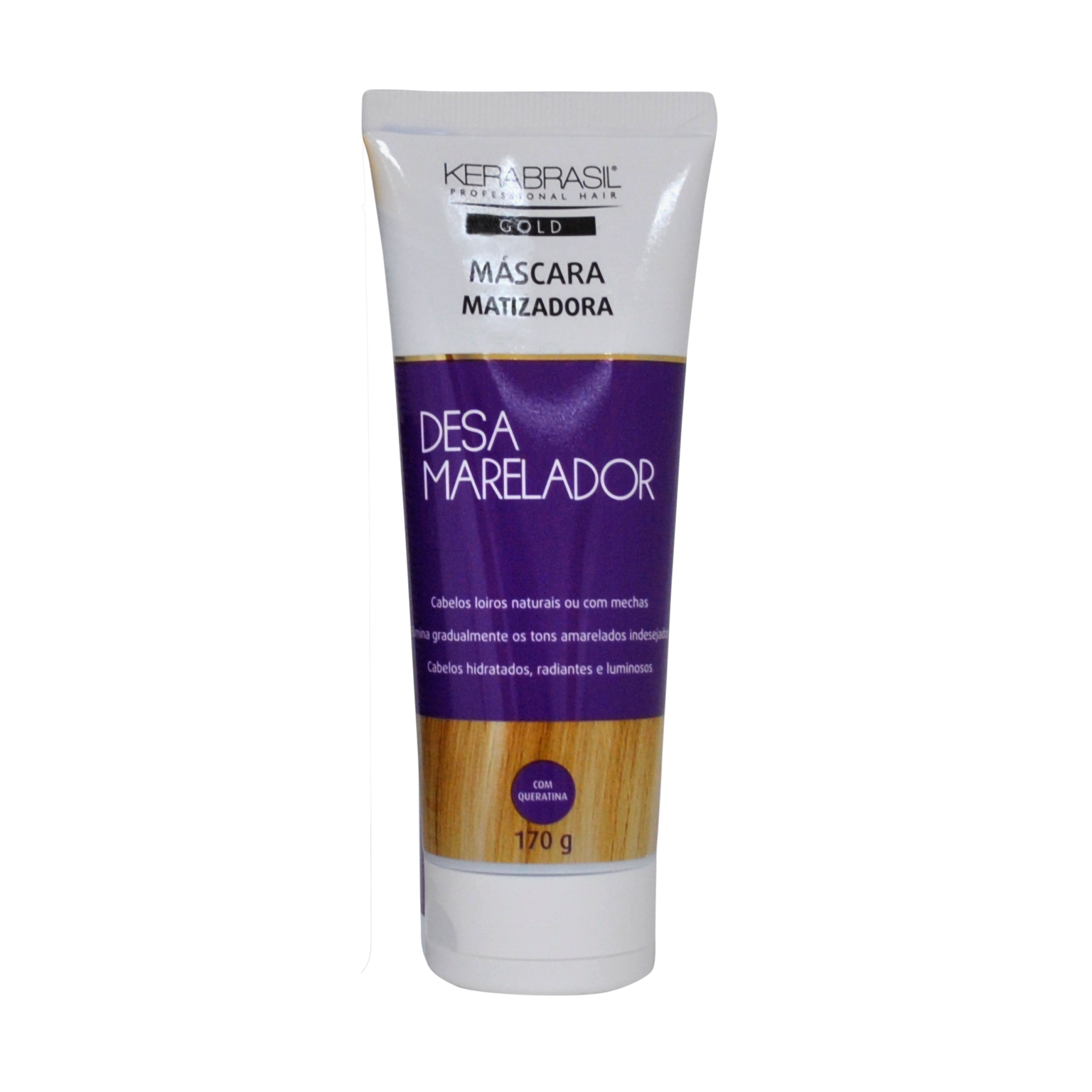 MASCARA TRATAMENTO KERABRASIL DESAMARELADOR 250G¬