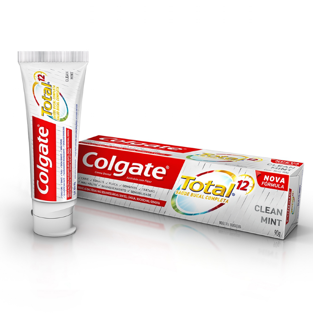 CREME PASTA DENTE DENTAL COLGATE TOTAL 12 ORIGINAL MINT 90G