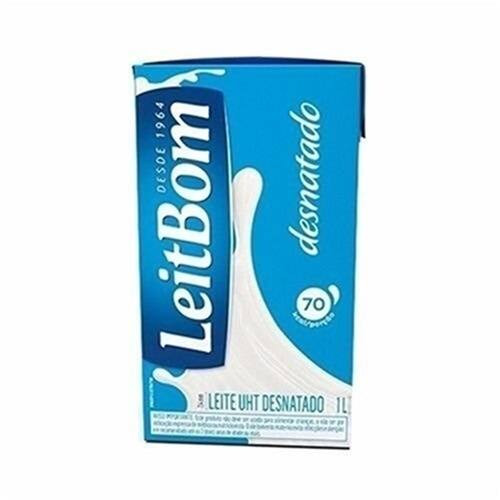 Leite Desnatado Leitbom 1l