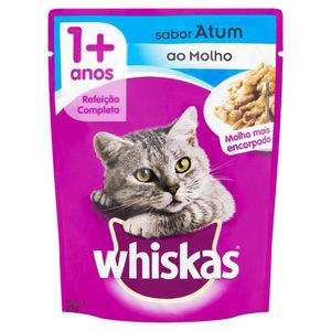 PETISCO WHISKAS ATUM AO MOLHO SC85G