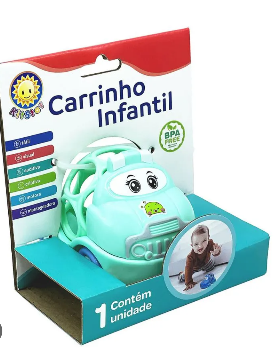 Chocalho Carrinho - Verde