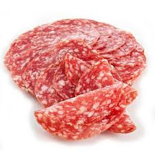 Porcao de Salame Fatiado