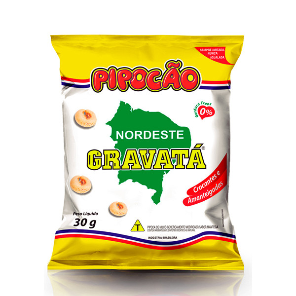 PIPOCAO GRAVATA 30G
