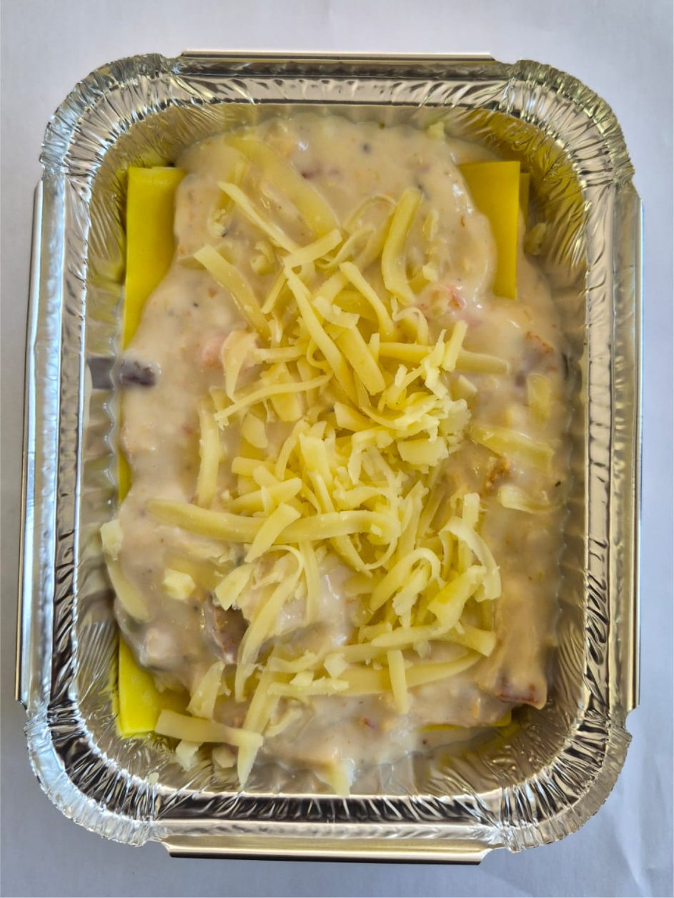 LASANHA DE FRANGO C/ BACON (C/GLÚTEN C/LACTOSE) 350 GRAMAS Congelado