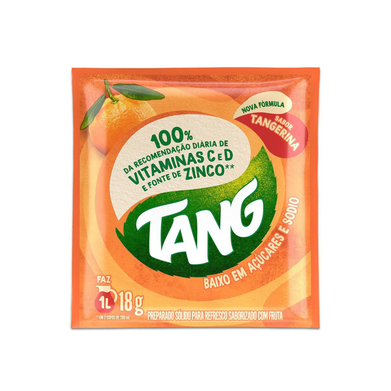 Refresco Em Po Tang Tangerina 18g